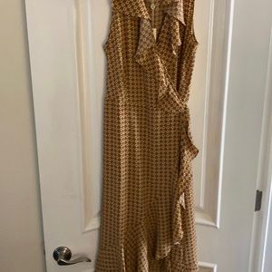 NWT max studio wrap dress w/belt medium
